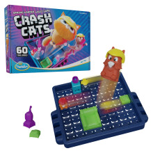 ThinkFun Crash Cats: The Super Fun Spring Loaded Logic Game for Children Ages 8+