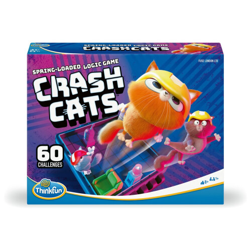ThinkFun Thinkfun Crash Cats: The Super Fun Spring Loaded Logic Game for Children 8 1