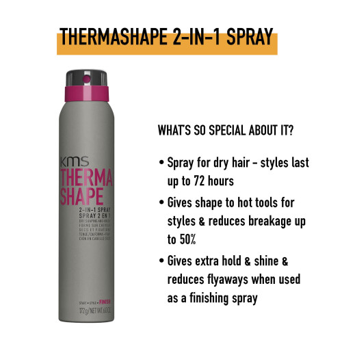 KMS KMS Thermashape 2 in 1 spray 6.0 oz 2