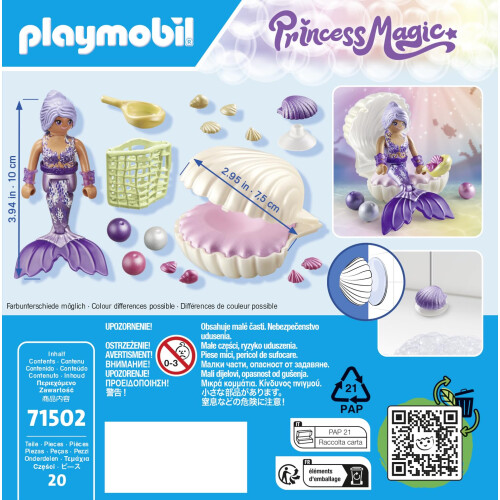 PLAYMOBIL Playmobil Zeemeermin met Parelschelp 2