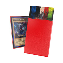 Ultimate Guard Cortex Auenkartenhlsen 60 japanische Gre TCG-rmel 62 x 89 mm rotes Rcken Matt Finish ohne PVC & Surefreie Klarheit
