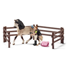 Schleich Horse Club 9-teiliges Spielzeugset fr Girls & Boys 5+ beinhaltet ein Andalusianer Pferd