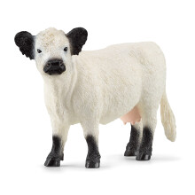 Schleich Farm World Realistic Galloway Cow Figurine - Highly Detailed and Durable Farm Animal Toy, Fun and Educational Play for Boys and Girls, Gift f