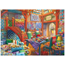 Roseart  Hobby Haven  Quilt Shop  1000-teiliges Puzzle