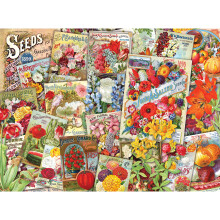 RoseArt  Smithsonian Archives Collection  Vintage-Samenpckchen  1000-teiliges Puzzle fr Erwachsene