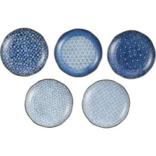 ????(Saikaitoki) Keramika Saikai 52635 Tvar chryzantmy c. 8 Sada talru Modern barven vzor Prumer 10,0 palce (25,5 cm) Dodv se v prezentacn kra