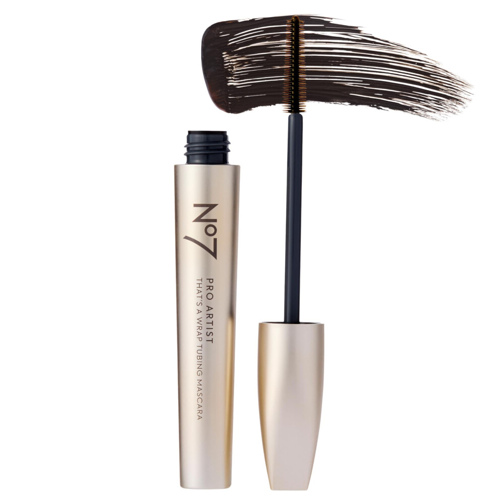 No7 Pro Artist That's a Wrap Tubing Mascara - Buildable & Lengthening Mascara for a High-Impact Finish - Volumizing Tube Mascara to Keep Lashes i