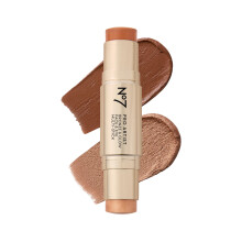 No7 Pro Artist Mehrzweck-Bronzerstift und Highlighter-Make-up Creme-Kontur- und Gesichts-Highlighter mit zwei Enden, Vitamin E und Arganl fr ein