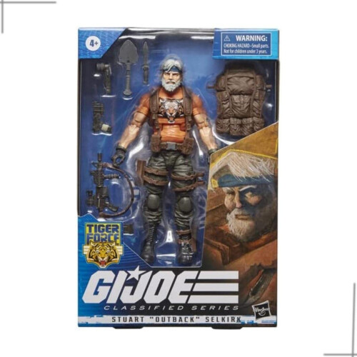 Transformers G.I. Joe classificado boneco de ao de 6 polegadas Tiger Force exclusivo - Stuart Outback Selkirk