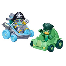 PJ Masks Pirate Power Gekko vs Pirate Robot Battle Racers Preschool Toy Vehicle and Action Figure Set for Kids Ages 3 and Up