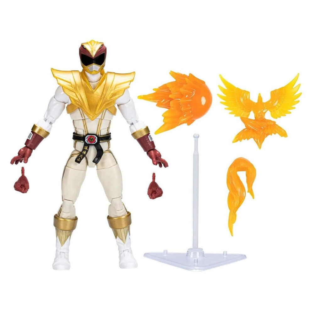 Photos - Action Figures / Transformers Power Rangers X Street Fighter Lightning Collection Morphed Ryu Crimson Hawk Ranger Collab Action Figure Inspired by Video G