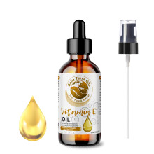 Bella Terra Oils - Biologische Vitamine E Olie 2oz - Vier de Natuurlijke Voordelen van Vitamine E
