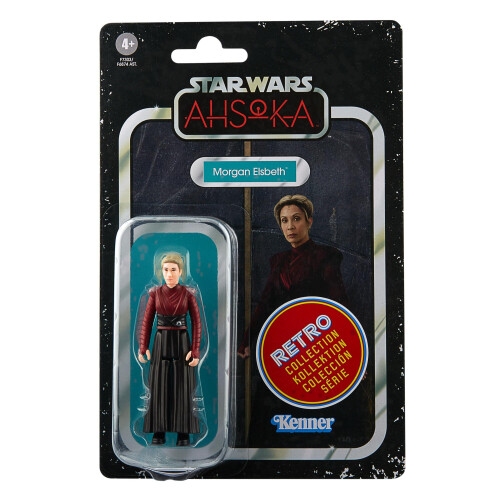 Star Wars Coleo retr STAR WARS Morgan Elsbeth Ahsoka Figuras de ao colecionveis ????de 3,75 polegadas a partir de 4 anos
