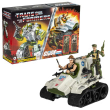 Transformers Collaborative G.I. Joe x Autobot Kup Triple T da 9 pollici Action Figure O-ring da 3,75 pollici Sgt Slaughter & Leatherneck Action Figur