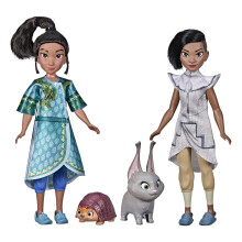 Disneys Raya und der letzte Drache Junge Raya- und Namaari-Modepuppen, 2er-Pack, modische Puppenkleidung, Spielzeug fr Kinder ab 3 Jahren