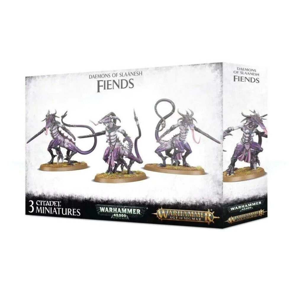 Games Workshop Warhammer Aos & 40K - Daemons Of Slaanesh Fiends