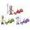 Star Wars: Young Jedi Adventures Speeder Adventure Pack Pacote com 3 bonecos de ao e veculos Brinquedos pr-escolares em escala de 4 polegadas 1