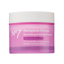 No7 Menopause Huidverzorging Voedende Nachtcrème - Hydraterende Hyaluron Nachtcrème voor Droge, Gevoelige Huid