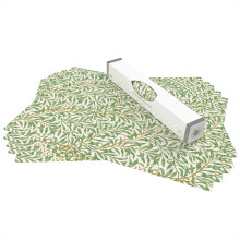 The Master Herbalist Neroli & Bergamot Scented Drawer Liners in a William Morris Inspired Design (Rolled) | Pack of 5 Sheets | Contains Essential