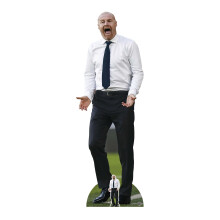 Star Cutouts CS1132 Sean Dyche Blue Tie Height 183cm Lifesize Cardboard Cut Out with Mini