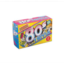 Gift Republic Awesome 80s Trivia 100 Quiz Cards Fun 1980s Decade Quiz Questions Great Gift Idea Portable Travel Game