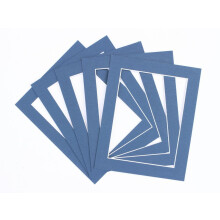 Frame Company Pack of 10 Passe-partouts A2 para foto de tamao A3 Azul (Oxford)