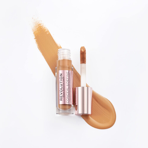 Makeup Revolution Conceal and Define Concealer, Full Coverage & Matte Finish, C11.5 för Medium/Tan Hudtoner 2