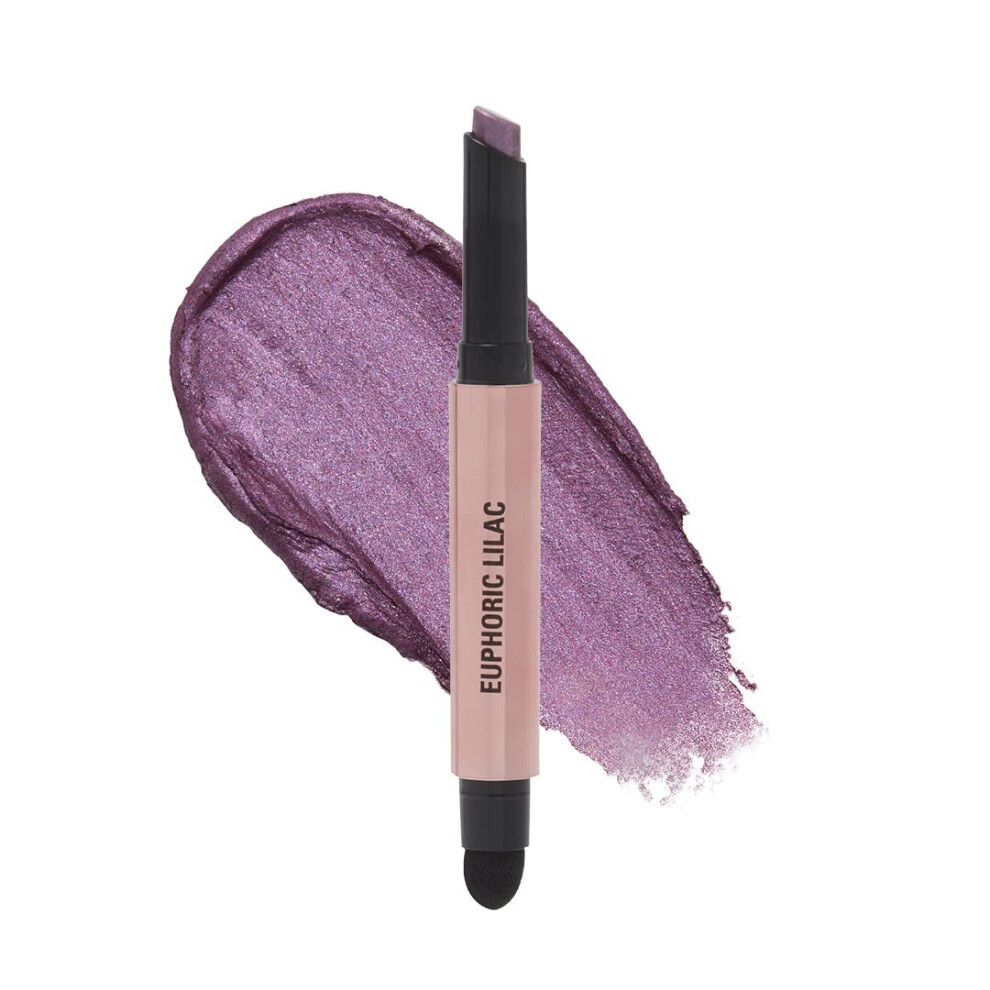 Makeup Revolution- Lustre Wand Shadow Stick- Euphoric Lilac | Ultra-pigmented & Shimmery lids | Seamless glide | Buildable  Metallic Formula | Sp-image-OPC-PHRGFBC-NEW