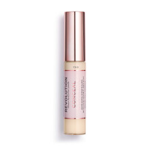 Makeup Revolution Conceal and Hydrate Concealer, volle Deckkraft und mattes Finish, C2,5 fr helle Hauttne, vegan und tierversuchsfrei, 0,7 Fl Oz
