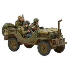 Warlord Games Bolt Action Veculo 4x4 aerotransportado dos EUA (1944-45) - Wargaming Miniatures