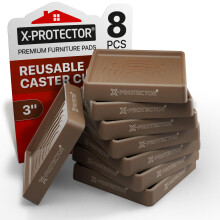 Pucharki meblowe X -Protektor - 3 ""custy kubki 8 szt. - Premium meble podstawki - idealne stopki do lzka - podkladki meblowe bez poslizgu z idea