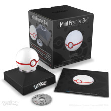 The Wand Company Pok? Mon Trainer Mini Pok? Ranna a sfera di repliche autentiche - Pok Electronic Die -Cast realistico? Ball With Display Stand Light
