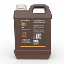 Furniture Clinic Wood Stain (Slate) - Fast Drying Highly Concentrated and Easy-to-Apply Wood Stain for All Indoor & Outdoor Wood - Water Based