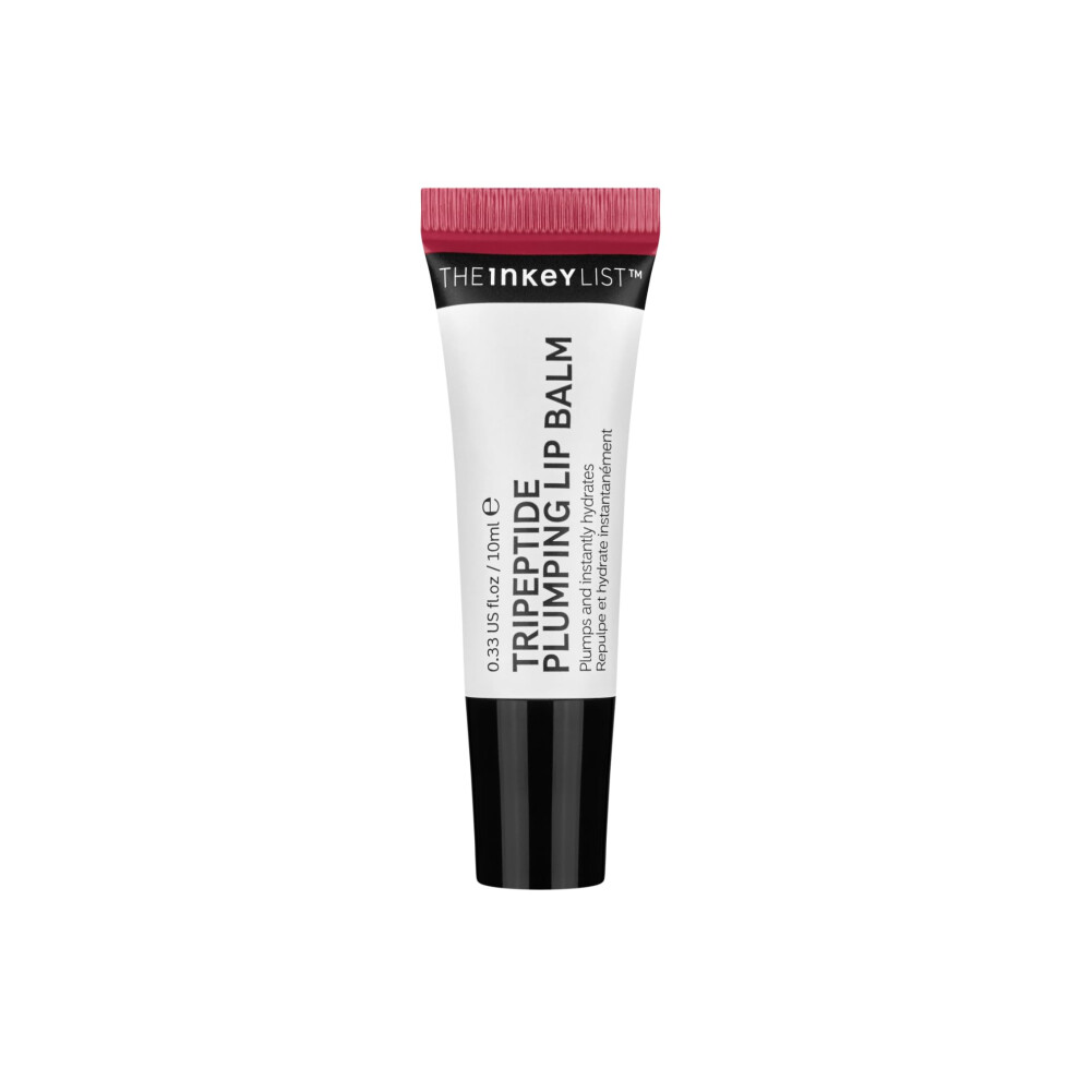The INKEY List Tripeptide Plumping Lip Balm 10ml  Clinically Proven Plumping Tinted Lip Care  Hydrates Dry Cracked Lips  Vegan & Cruelty Free  Pi