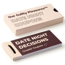 Date Night Ideas Coupon Book - 54 Fun & Romantic Date Ideas for Him Her Girlfriend Boyfriend Wife or Husband - Perfect Couples Gift for Chri