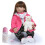 iCradle Realistic Looking 24 polegadas 60 cm Reborn Criana Fridolin Boneca Bebe de Silicone Macio Reborn Princesa Boneca de Cabelo Longo Brinque 1