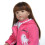 iCradle Realistic Looking 24 polegadas 60 cm Reborn Criana Fridolin Boneca Bebe de Silicone Macio Reborn Princesa Boneca de Cabelo Longo Brinque 4