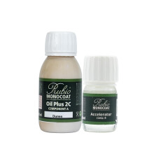Rubio Monocoat Wood macchia e finitura 65 piedi - dune | Oil Plus 2C | Olio in legno di lino ecologico a seccatura rapida per uso interno include l'a