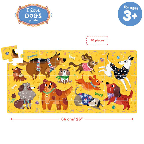 Ich liebe Hunde Puzzle 3+ Bodenpuzzle 1
