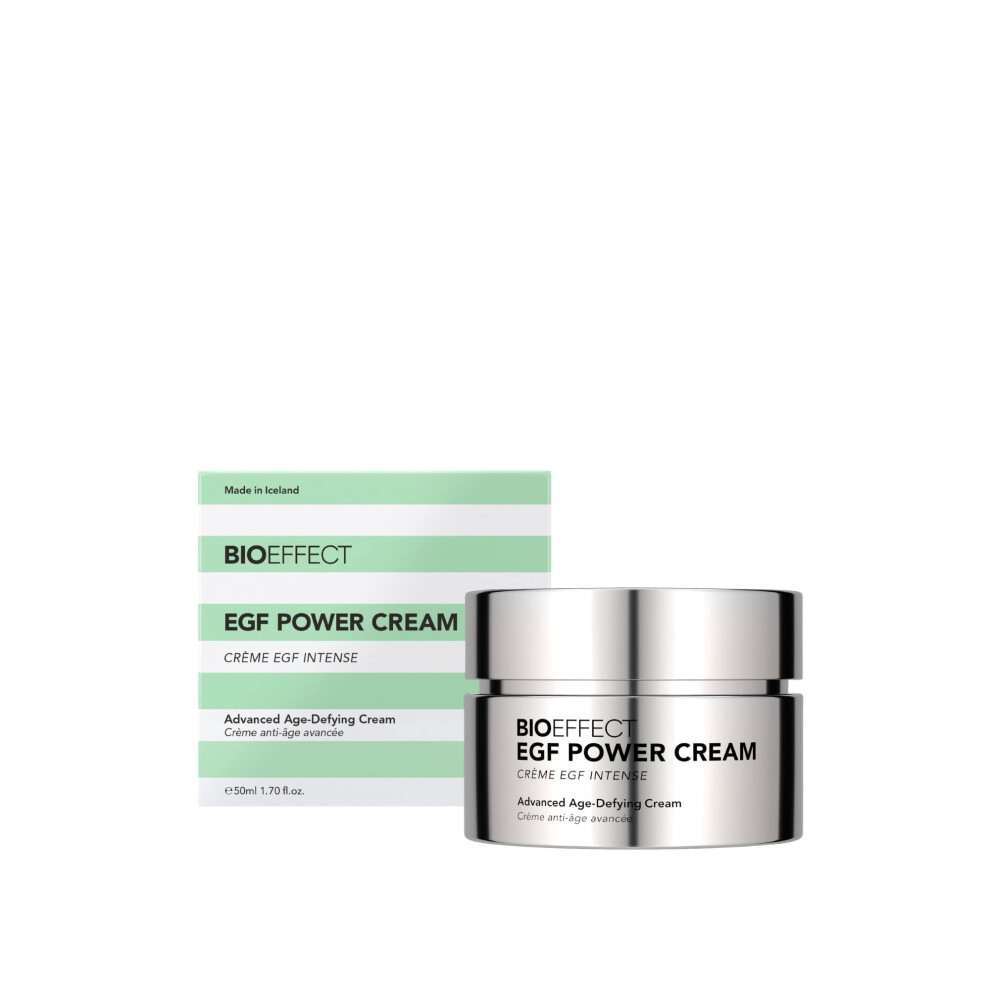 Bioeffect Egf Power Cream Anti-Aging Facial Moisturizer With Niacinamide Hyaluronic Acid Growth Factor For Collagen Wrinkles Age Or Dark Spot