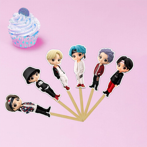 Seyal Tiny Tan Cupcake Topper 2
