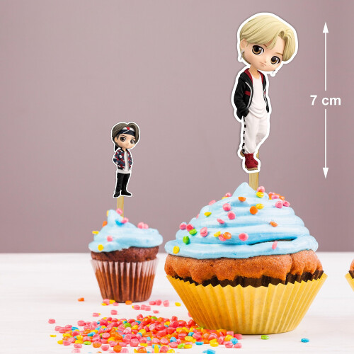 Seyal Tiny Tan Cupcake Topper 1