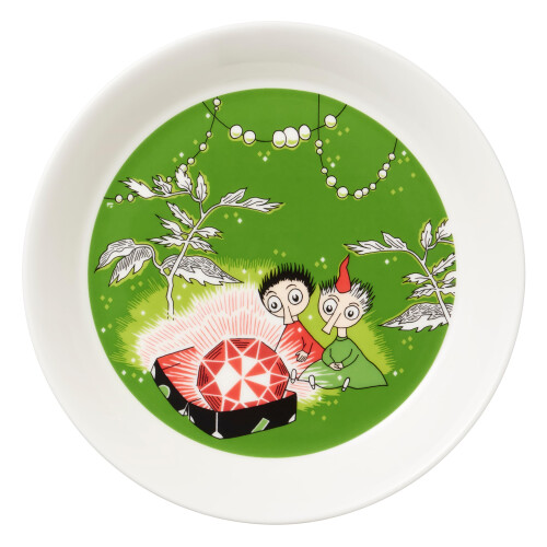 Prato Arabia Moomin 7,48 pol. Thingumy e Bob Green