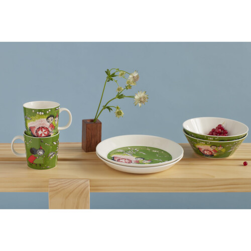 Prato Arabia Moomin 7,48 pol. Thingumy e Bob Green 1