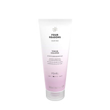 FOUR REASONS Hair Color Shampoo (8 Colors) - Sulfate Free Pearl Blonde Hair Toner - Color Depositing Shampoo for Color Treated Hair Vegan 8.45 Fl O