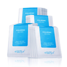 +WIS+ Hyaluronzuur Sheet Mask 5 EA met Hyaluronzuur Serum en Vitamine B5, Hydraterend Gezichtsmasker