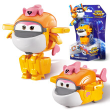 Super Wings Transformable Toys 2 In Tiki Robot Transforming Action Figures 2-w-1 zabawki robotowe dla chlopcw dziewczeta 4-6 6-8 zabawne zabawki