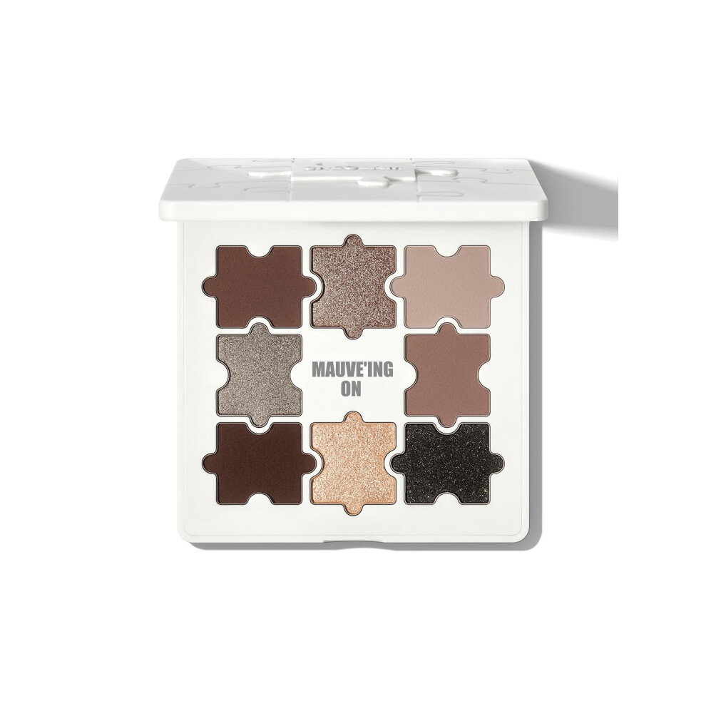 Sheglam Mauve 8-Color Shimmer Matte Eyeshadow Palette Smooth Blendable Jazy Jigsaw Eyeshadow Palette-'Ing On