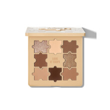 Sheglam cu 8 culori stralucitoare paleta de ochi de ochi netede, amestecabile jigsaw fard de ochi paleta-iubire n 'taupe