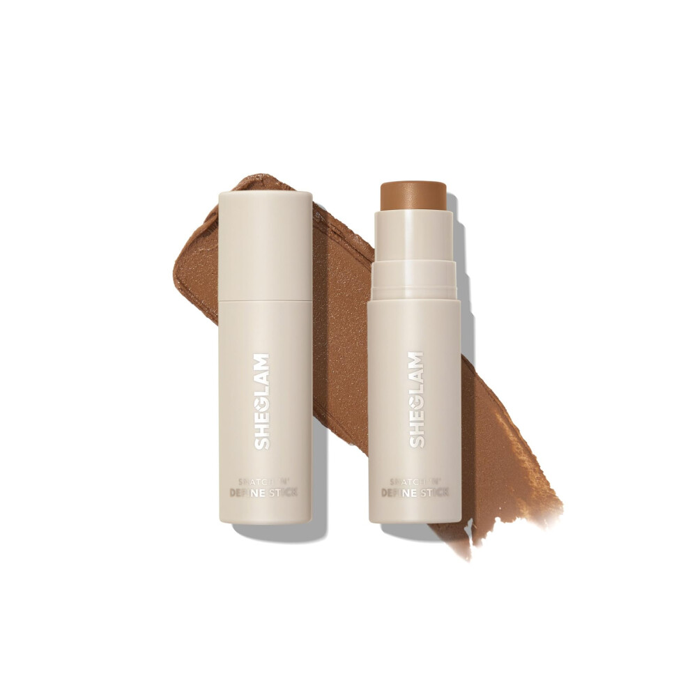 Sheglam Snatch 'N' Define Cream Contour Stick Long Lasting Highly Pigmented Sweat Proof Face Bronzer Makeup - Warm Honey